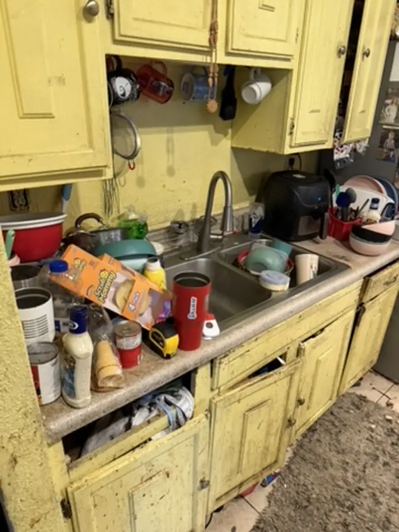 Kitchen in as-is condition property