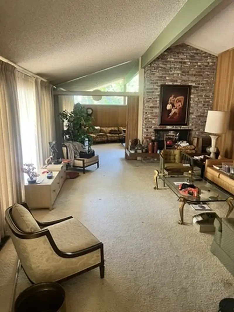Dated estate home interior